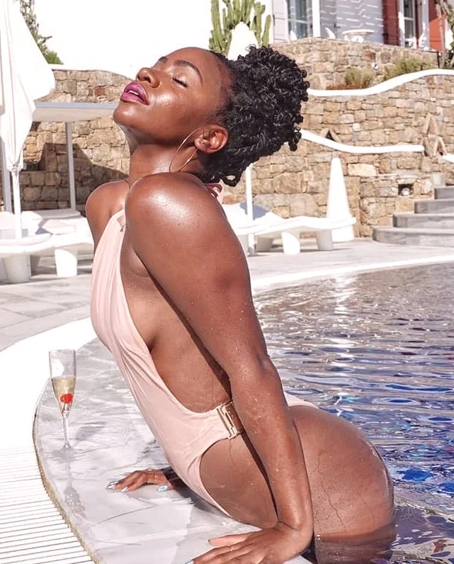 teyonah parris nude swimsuit