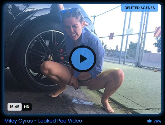 miley cyrus pissing pussy