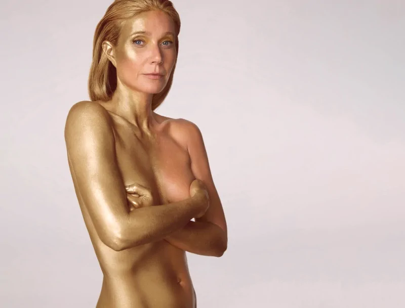 gwyneth paltrow nude body paint 001