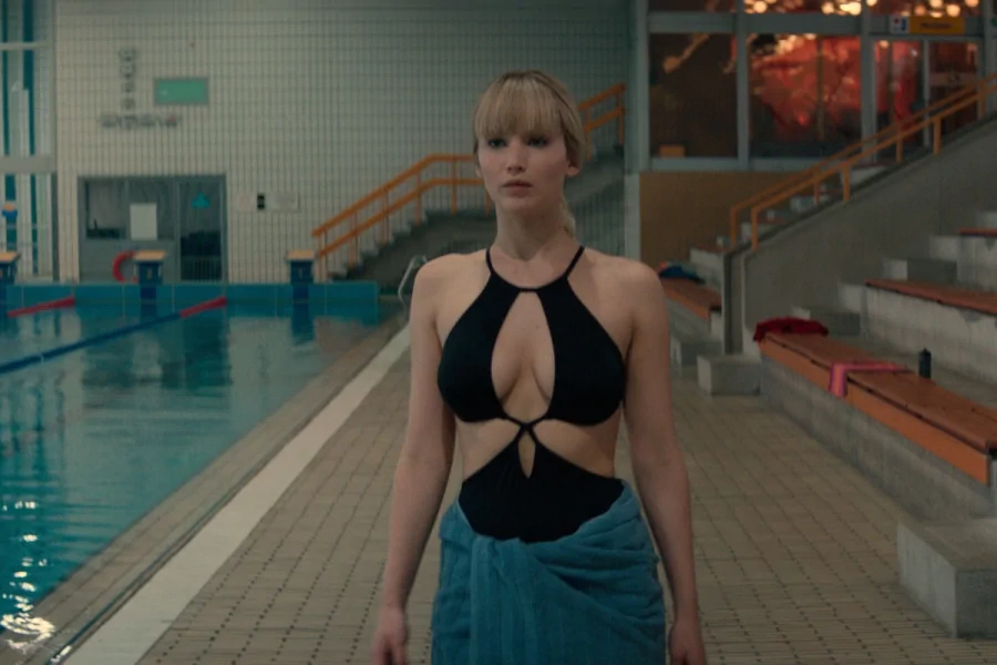 jennifer lawrence nude red sparrow cleavage