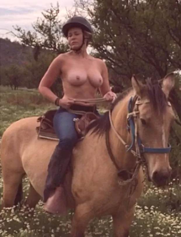 chelsea handler nude on horseback