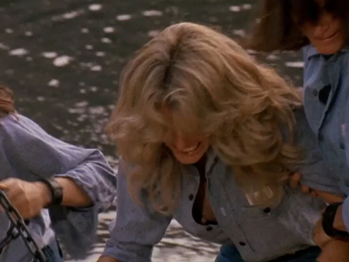 farrah fawcett charlies angels nip slip