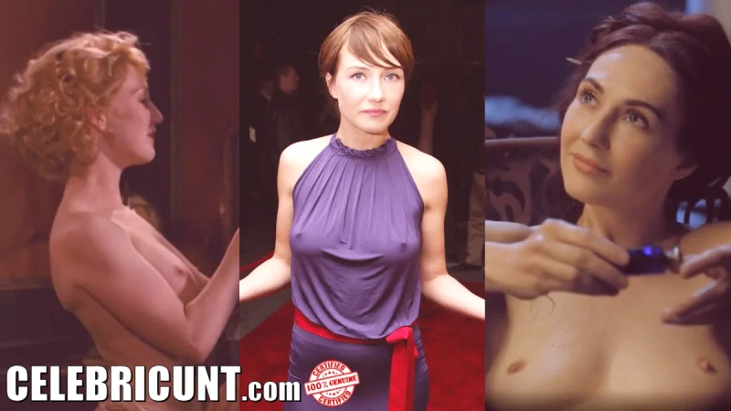 Carice van Houten nude tits collage