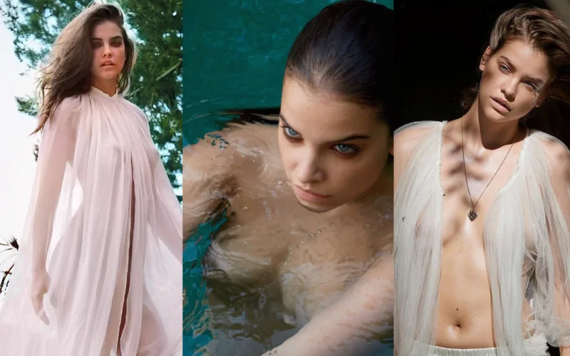 compilation collage of barbara palvin in her nude photoshoot for maxim magazine