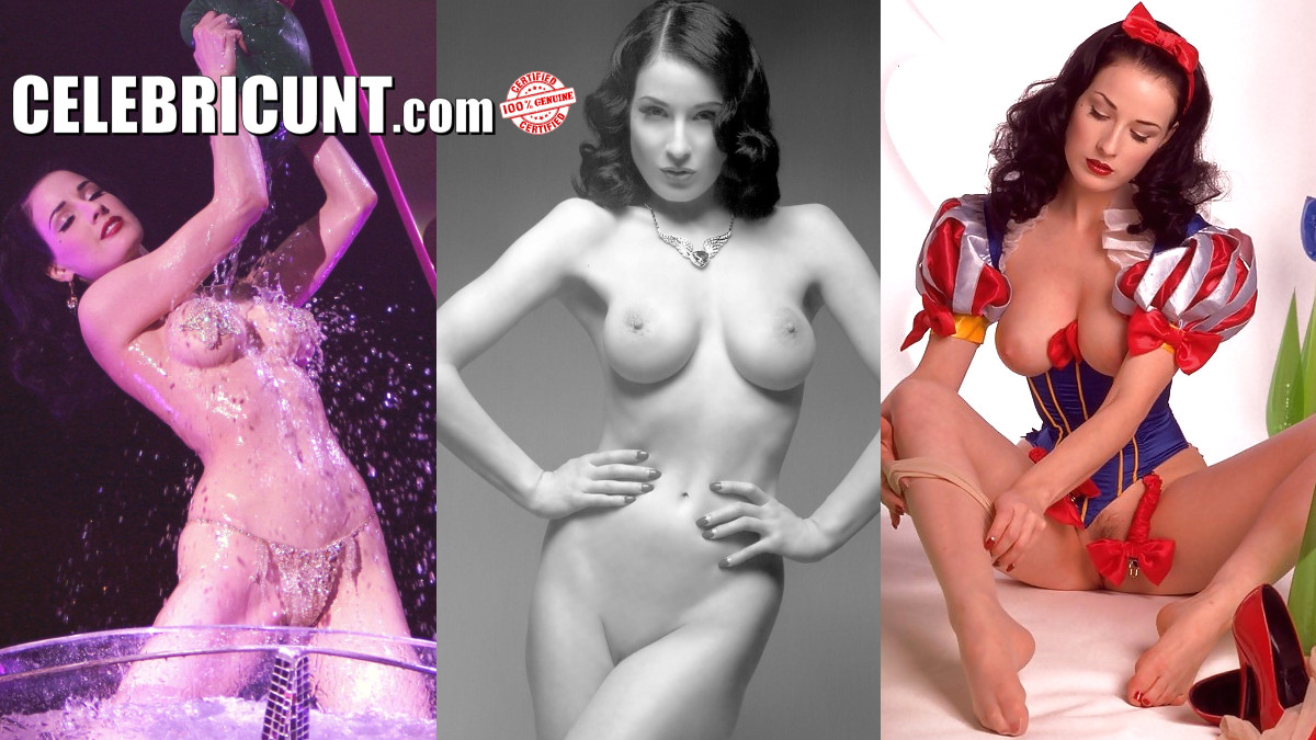 dita von teese nude celebrity