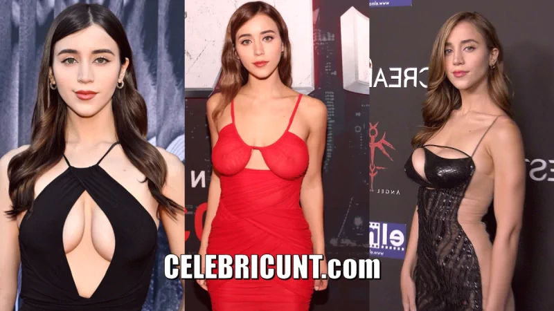 celebrity babe caylee cowan braless big boobs collage
