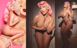 nicki minaj nude birthday photoshoot