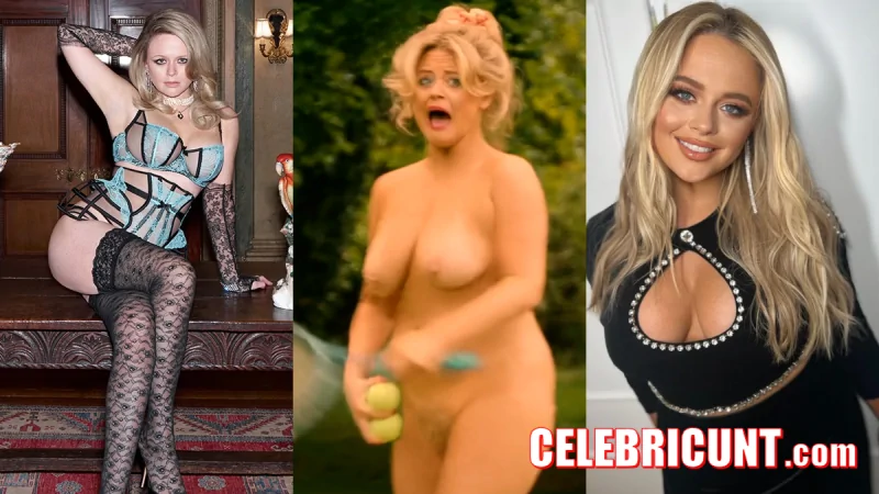 emily atack nude and sexy collage