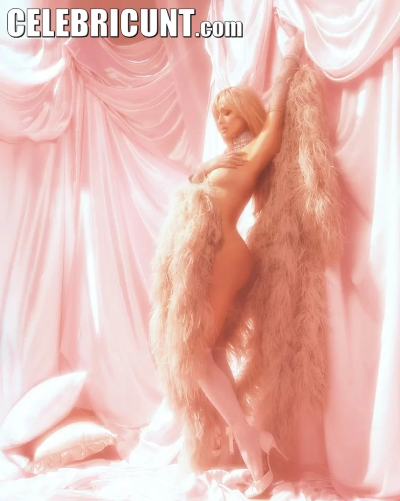 paris hilton nude in heels full body picture