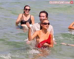 brooks nader exposed boobs during nip slip