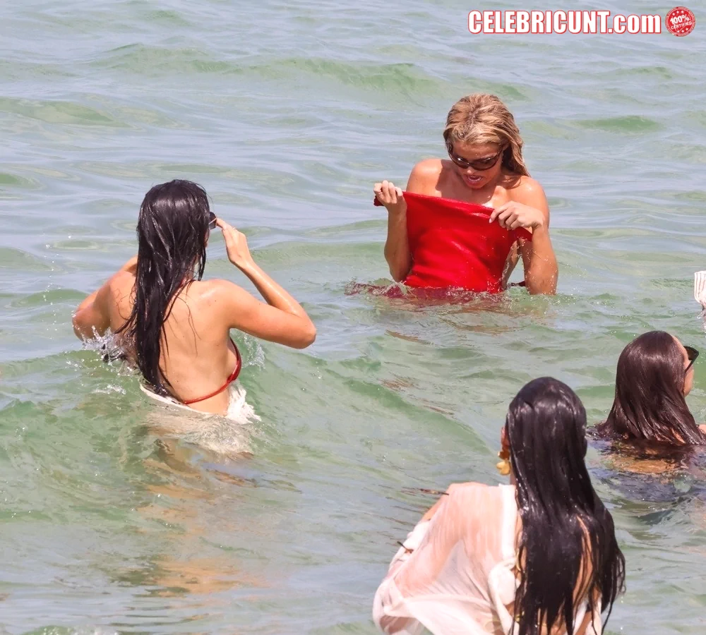 brooks nader checking out her own boobs