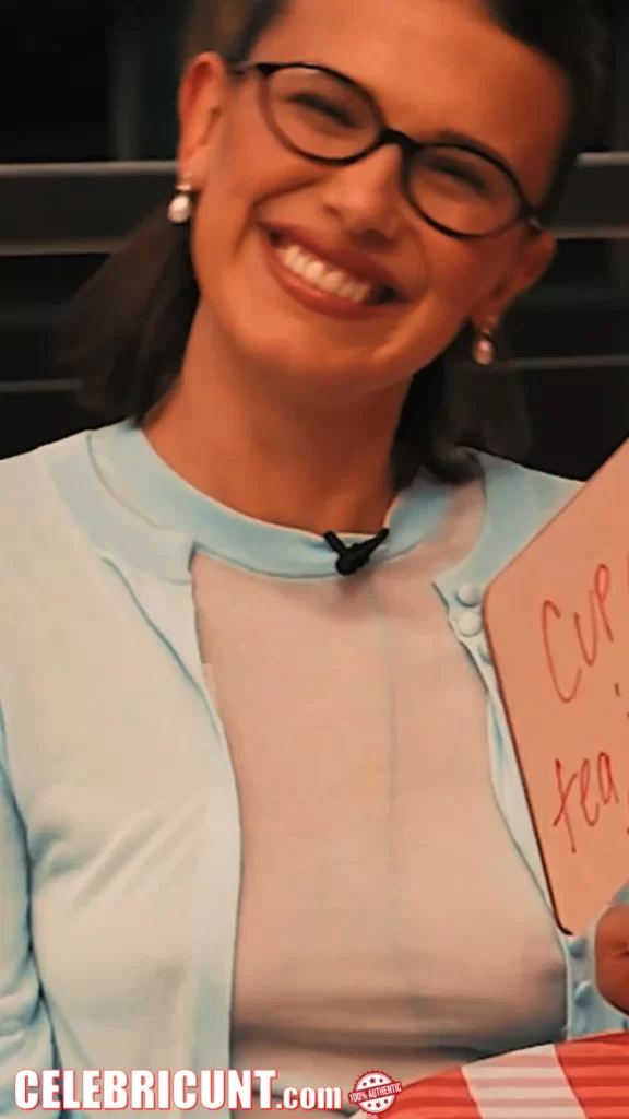 millie bobby brown braless visible boobs and nipples